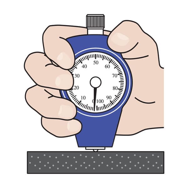 skala twardości, twardość gumy, ShA, shorea, fligum