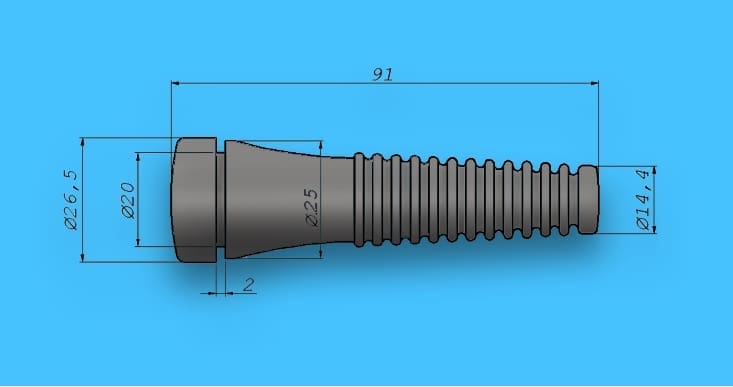 gumy do skubarki, skubanie drobiu, palce gumowe do skubania drobiu