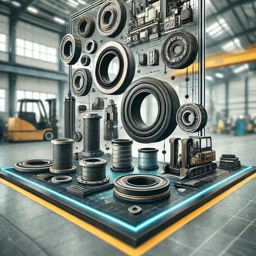 wyroby gumowe na wymiar, fabryka wyborów gumowych, fligum